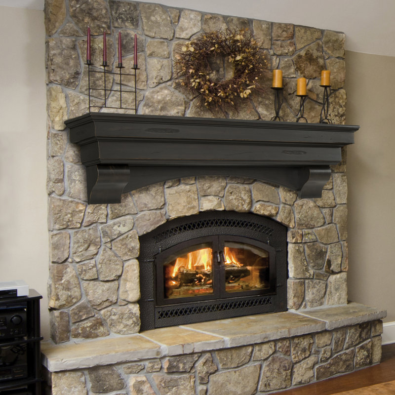 Pearl Mantels Celeste Fireplace Shelf Mantel & Reviews Wayfair